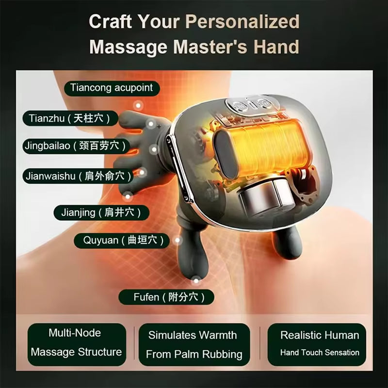 Cordless Neck & Shoulder Massager – Shiatsu Kneading Massage Shawl