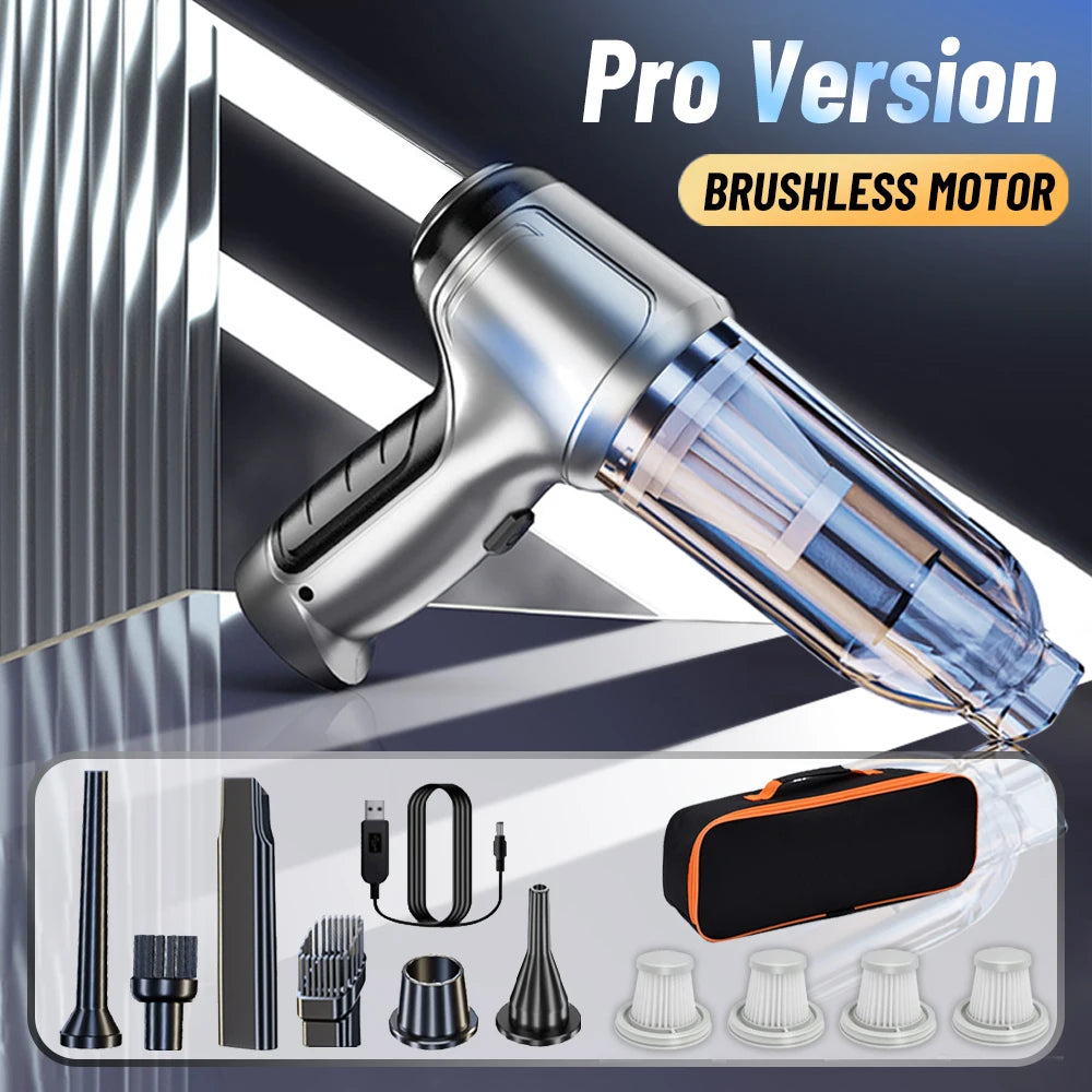 Portable Car Vacuum Cleaner – Cordless Handheld Vacuum, 95000PA Suction