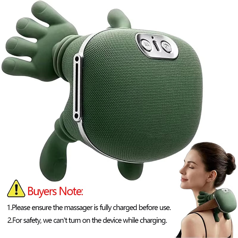 Cordless Neck & Shoulder Massager – Shiatsu Kneading Massage Shawl