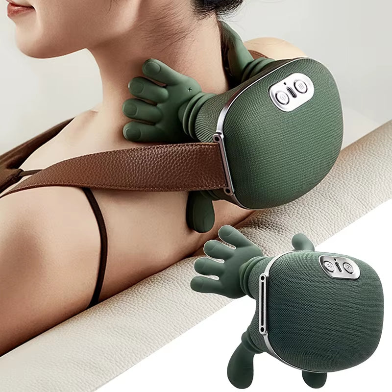 Cordless Neck & Shoulder Massager – Shiatsu Kneading Massage Shawl