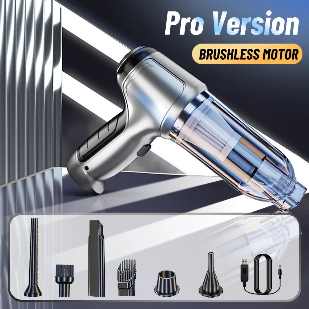 Portable Car Vacuum Cleaner – Cordless Handheld Vacuum, 95000PA Suction