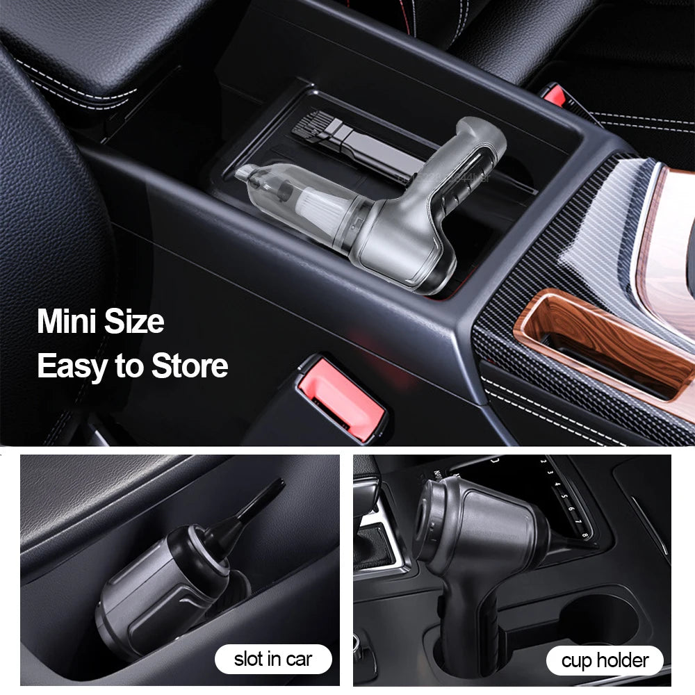 Portable Car Vacuum Cleaner – Cordless Handheld Vacuum, 95000PA Suction