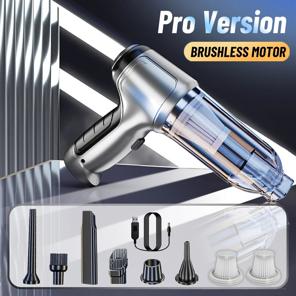 Portable Car Vacuum Cleaner – Cordless Handheld Vacuum, 95000PA Suction